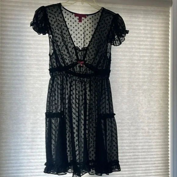 Vintage Y2K Betsey Johnson Slip Dress Intamates - Picture 15 of 16